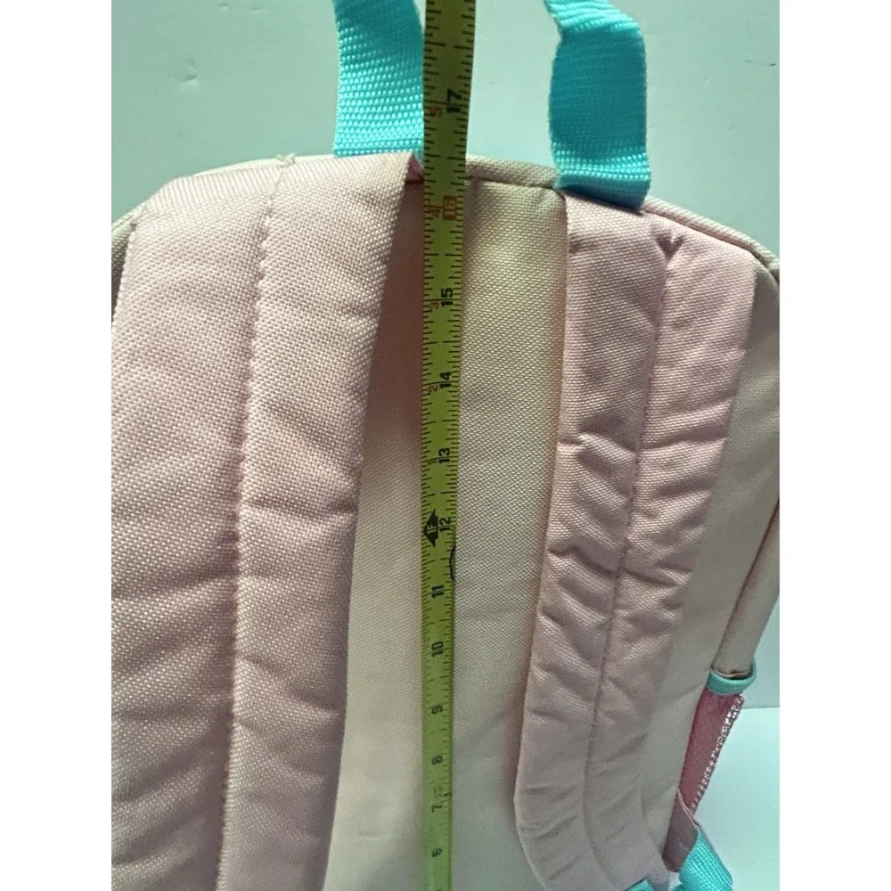 Disney Minnie Mouse Kids 16 inch Backpack Pink Blue Feel Good Reflective School‎